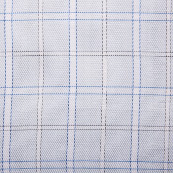 Blue Tattersal Check Cotton Shirts