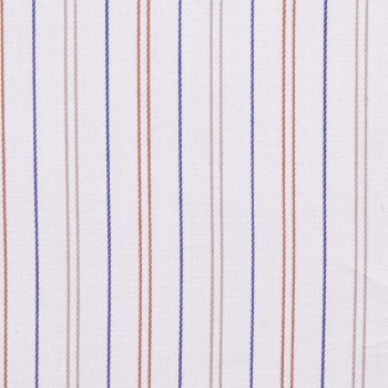 Brown/Blue Stripe Cotton Shirts