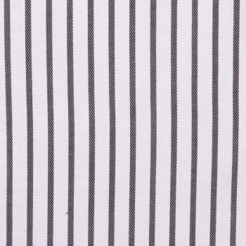 Black Chalk Stripe Cotton Shirts