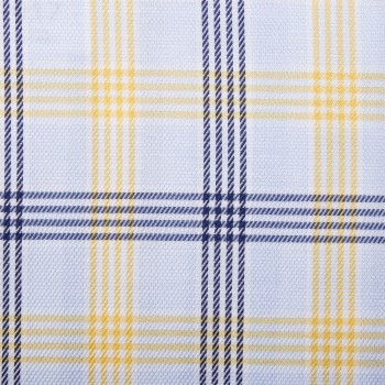 Yellow Windowpane Cotton Shirts