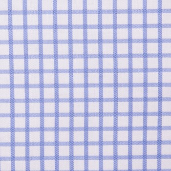 Light Blue Check Cotton Shirts