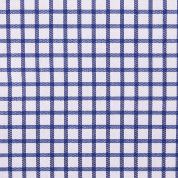 Navy Blue Check Cotton Shirts