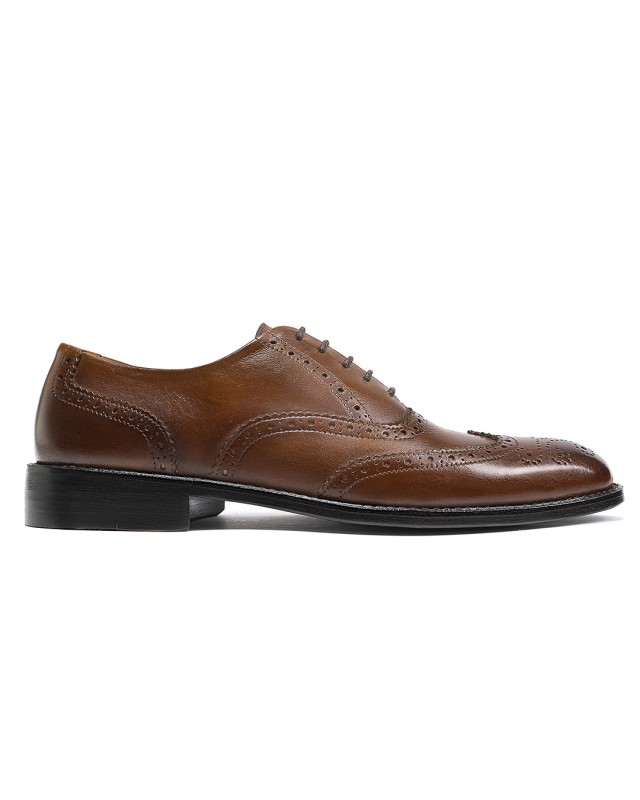 DGRIE WINGTIP OXFORD - COGNAC