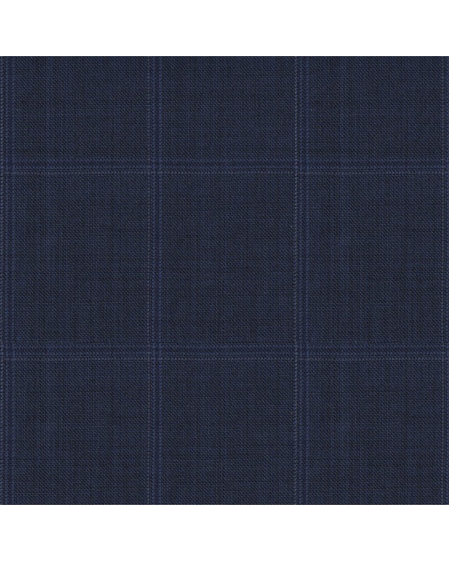 Blue 100333 - 100% Wool Suit
