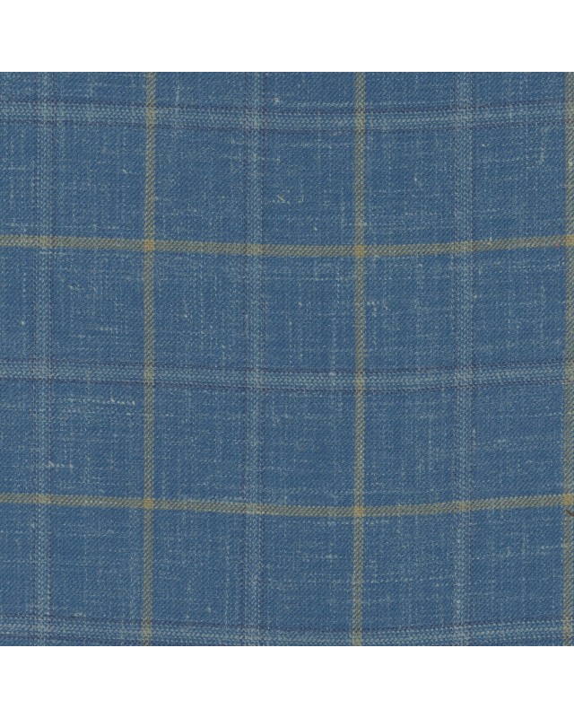 Blue 103012 - Wool Silk Linen Stretch Pants