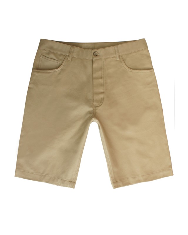 กางเกงขาสั้น สีน้ำตาล cotton 100%