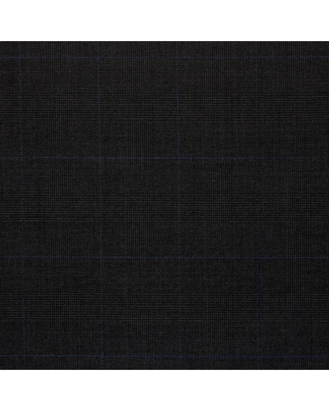 Dark Window Grey Single Blue Suit