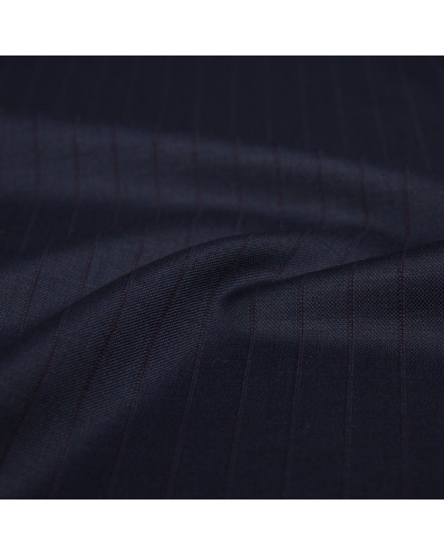 Vin Navy Stripe Red Suit