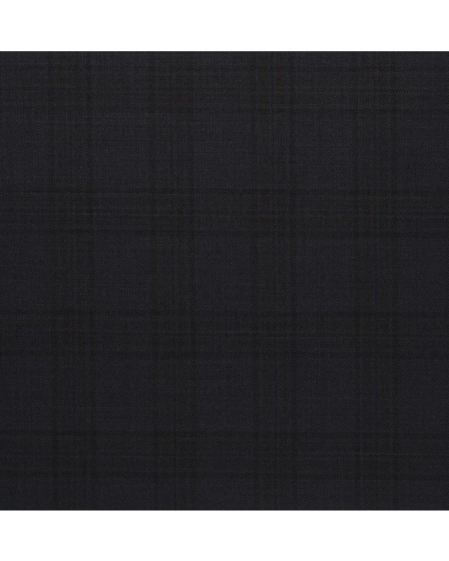 Dark Blue Check Brown Suit
