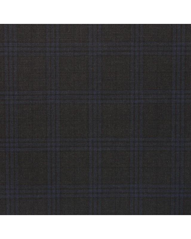 Dark Grey Navy Blue Windows Suit