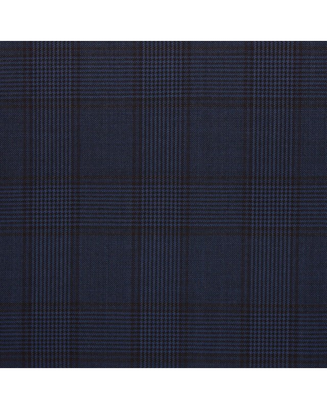 Blue Aegean Glen Checked Suit