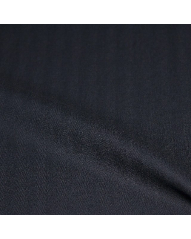 Navy Blue Herringbone Flannel Pants