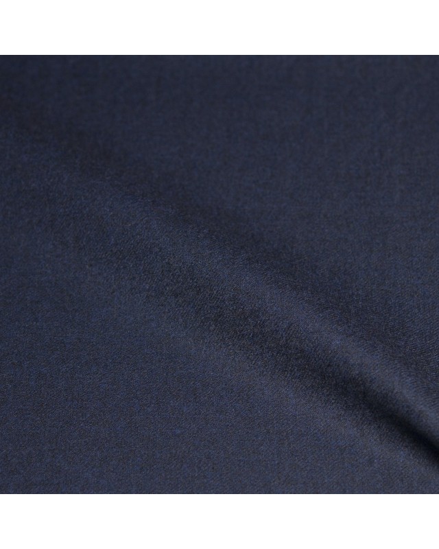 Navy Blue Denim Flannel Pants