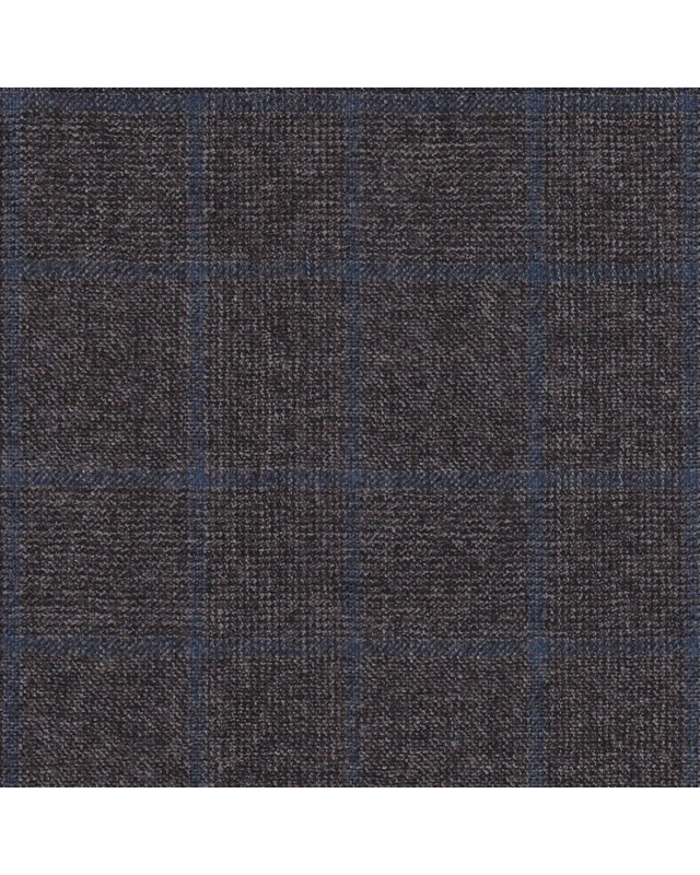 Grey 21334 - 120s Flannel Wool Pants