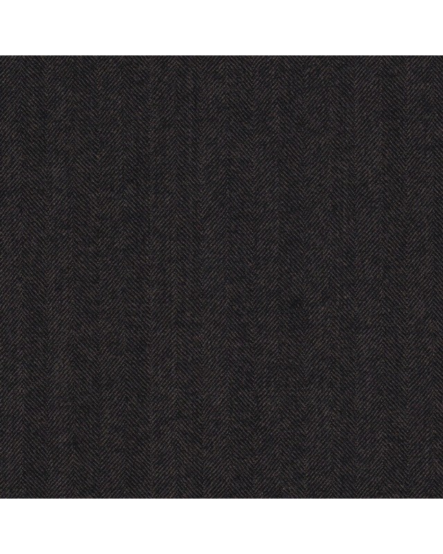 Brown 21359 - 120s Flannel Wool Pants