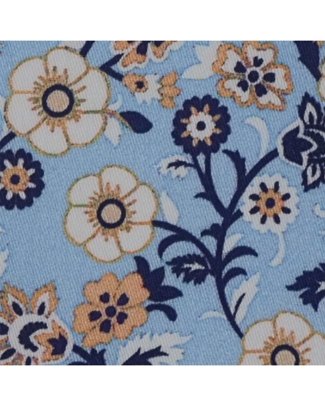 Blue PRT2321 - 100% cotton printed shirts