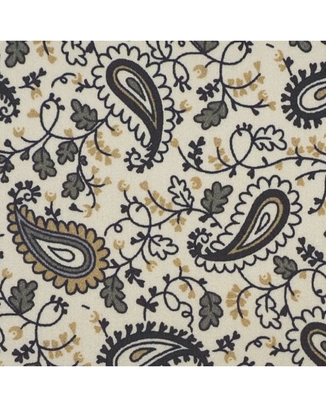 Beige PRT2326 - 100% cotton printed shirts