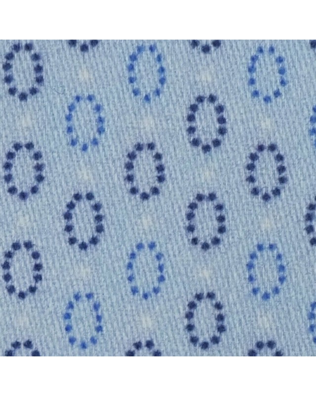 Blue PRT2327 - 100% cotton printed shirts