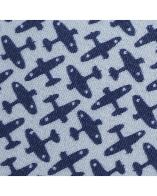 Blue PRT2328 - 100% cotton printed shirts
