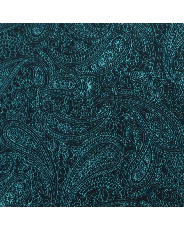 Blue PRT2337 - 100% cotton printed shirts