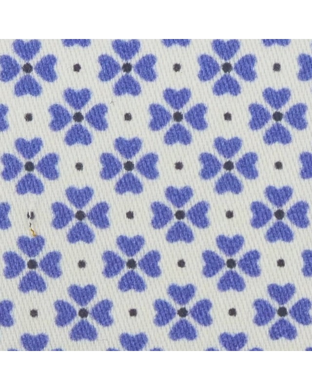 Blue PRT2352 - 100% cotton printed shirts