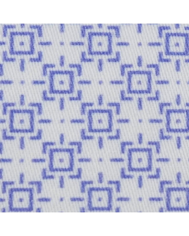Blue PRT2393 - 100% cotton printed shirts