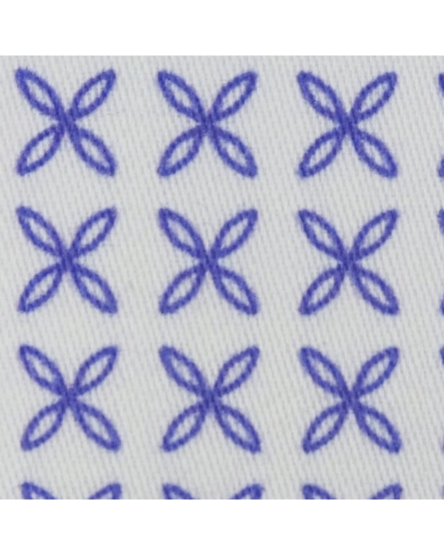 Blue PRT2397 - 100% cotton printed shirts