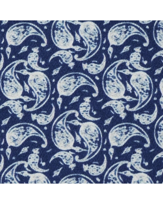 Blue PRT2406 - 100% cotton printed shirts
