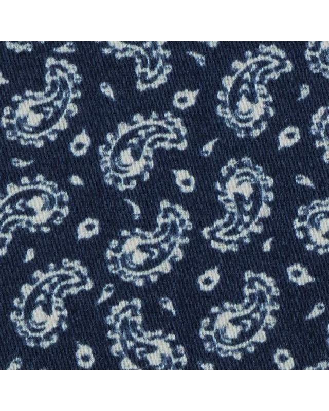 Blue PRT2411 - 100% cotton printed shirts