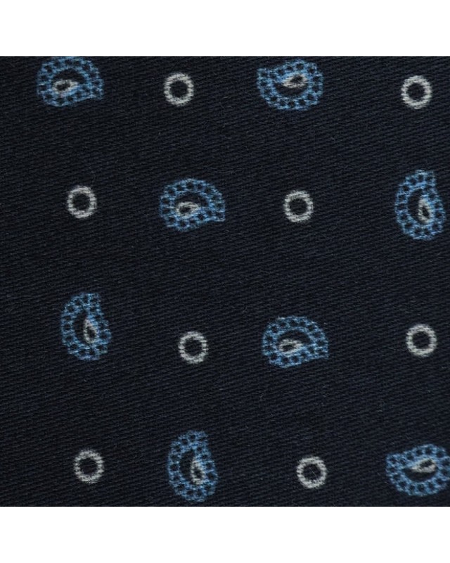 Blue PRT2416 - 100% cotton printed shirts