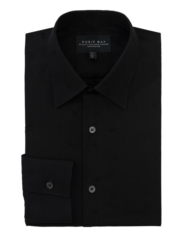 BASIC BLACK DOTS SHIRT