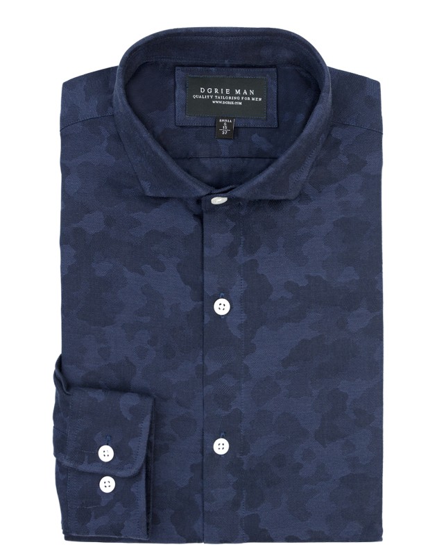 BLUE CAMO SHIRT
