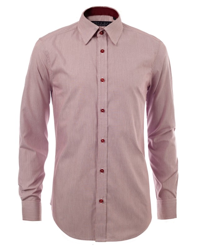 เสื้อเชิ้ตลายทางสีแดง