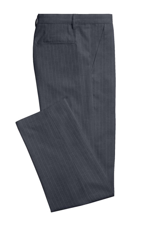 Grey 11500-39 - 100% Wool Super 150s Pants