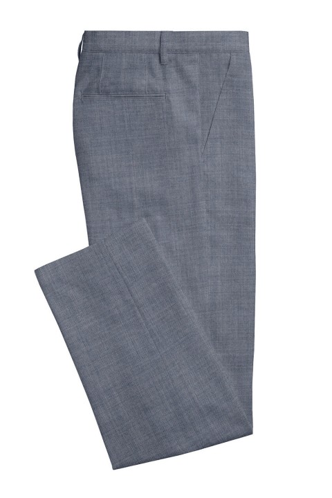 Grey 11500-4 - 100% Wool Super 150s Pants
