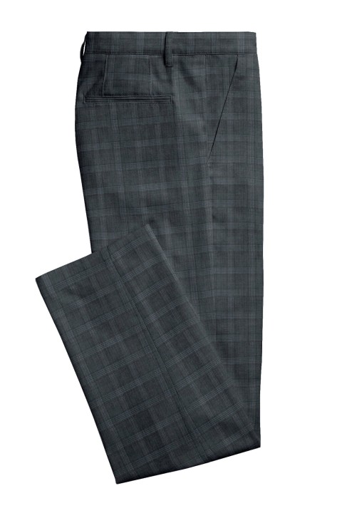 Grey 11500-48 - 100% Wool Super 150s Pants