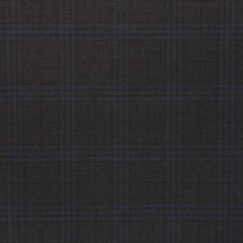 Dark Grey Navy Blue Windows Pants