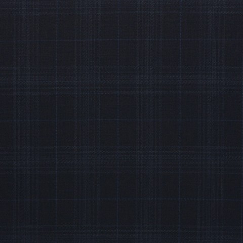 Navy Blues Checked Windows Pants