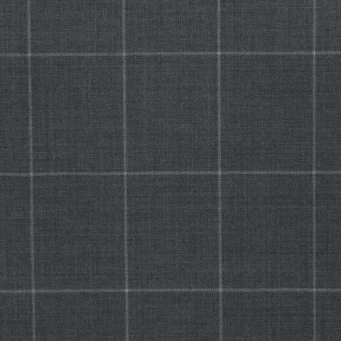 Medium Gray Classic Big Windows Pants