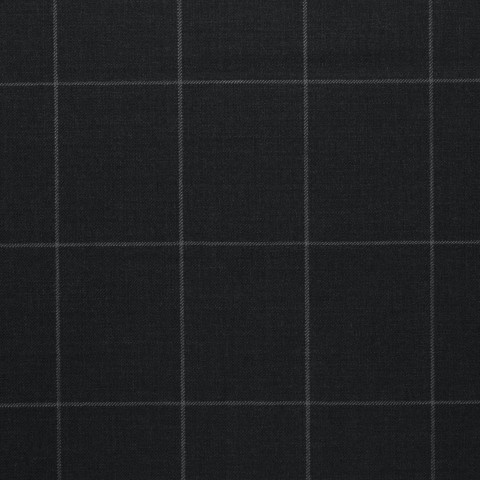 Dark Gray Classic Big Windows Pants