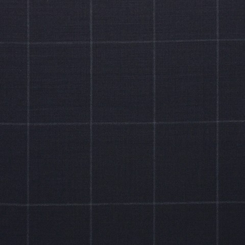Dark Navy Blue Big Windows Pants