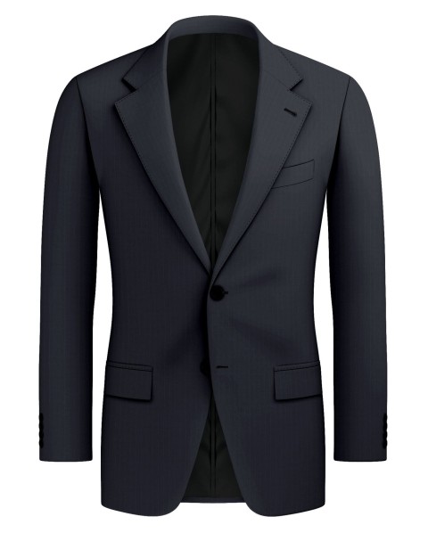 Black 21159-1 - 100% Wool Pants