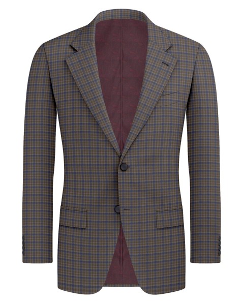Brown 212521-2 - 100% Wool Suit