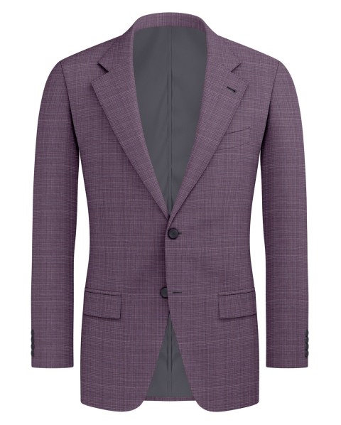 Purple 212602 - 100% Wool Suit
