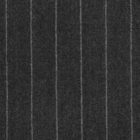 Medium Grey Chalk Striped Flannel Pants