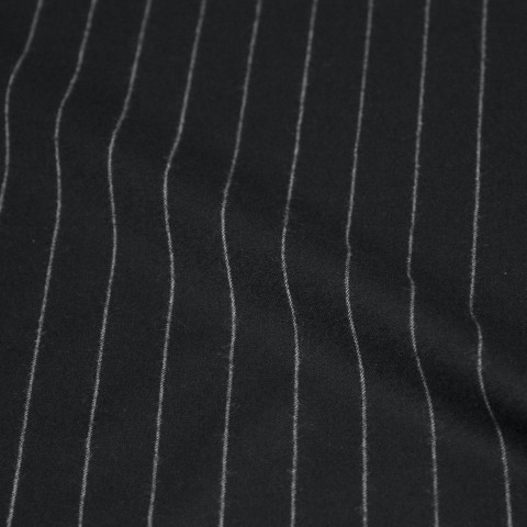Black Chalk Striped Flannel Pants