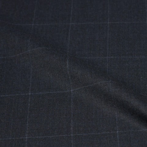 Navy Blue Windows Flannel Pants
