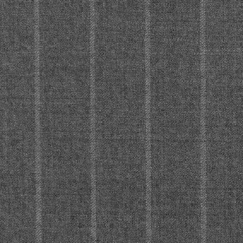 Grey Big Chalk Striped Flannel Pants