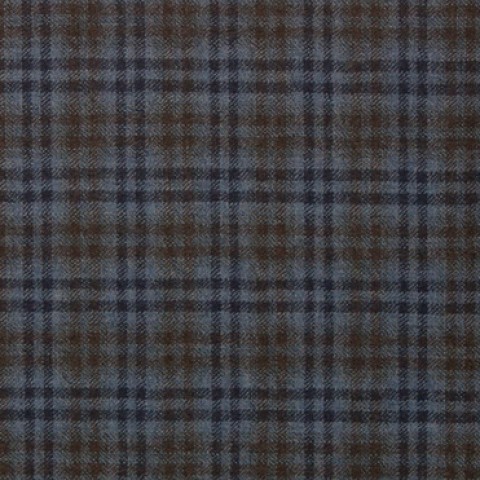 Blue Mini Windows Flannel Pants