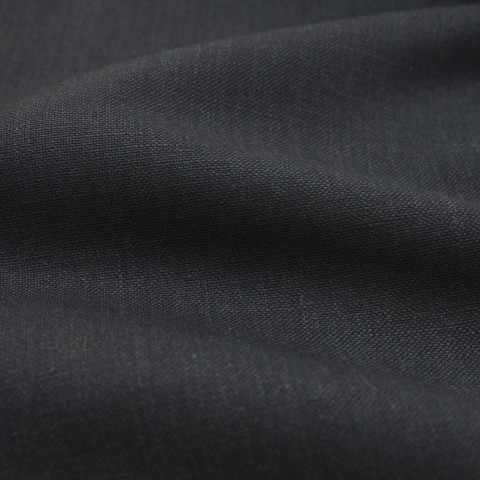 Black 25001-12 - Wool Silk Linen Pants